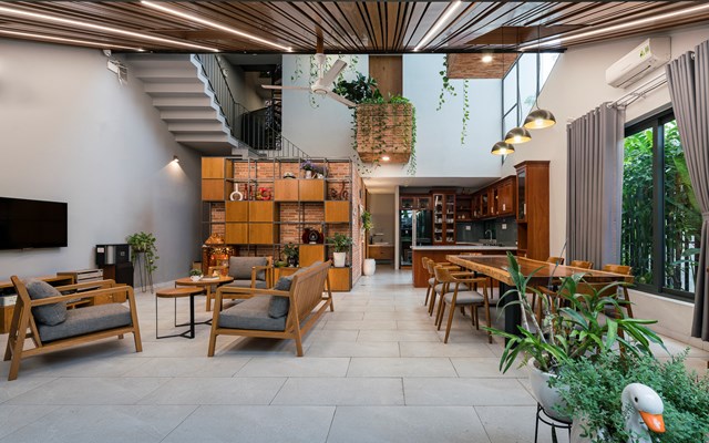 Không gian xanh mang lại sự thư giãn và riêng tư tuyệt đối (Ảnh: Quang Trần)