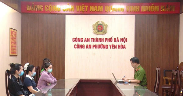Công an phường Yên Hòa xử lý cơ sở Chang\’E Beauty & Academy hoạt động thẩm mỹ trái phép