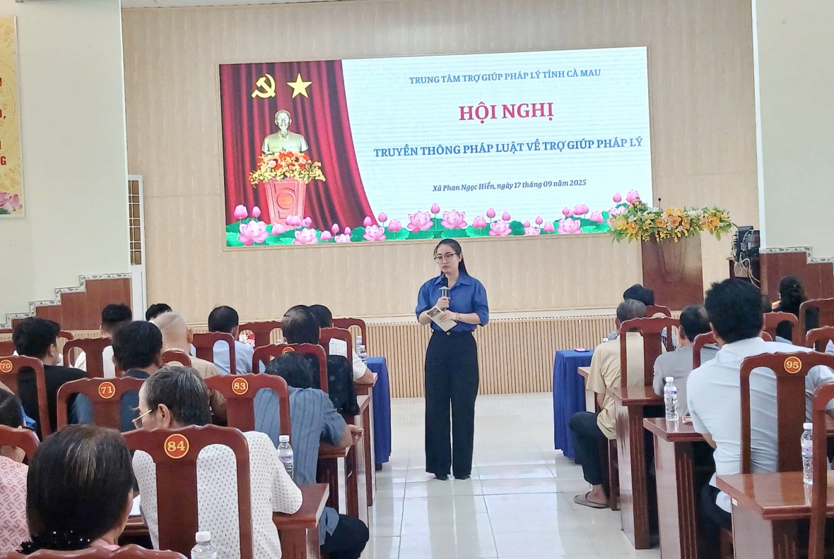 Cà Mau tăng cường truyền thông trợ giúp pháp lý gắn với xây dựng Nông thôn mới