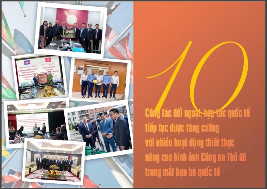 10 dấu ấn tiêu biểu của Công an Thành phố Hà Nội năm 2025