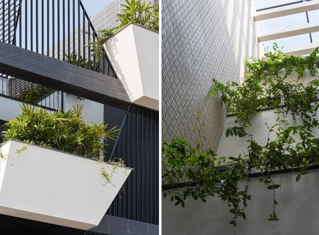 Một khoảng trống nhỏ được bố tr&iacute; ở ph&iacute;a sau nh&agrave; gi&uacute;p đảm bảo khả năng đối lưu gi&oacute;, tăng khả năng kết nối v&agrave; gi&uacute;p tho&aacute;t hiểm nhanh hơn trong trường hợp khẩn cấp.&nbsp; &nbsp;