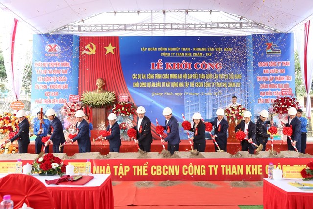 TKV khởi công dự án trọng điểm chào mừng Đại hội Đảng toàn quốc lần thứ XIV - Ảnh 1