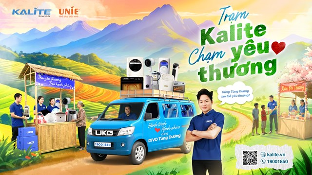 Ca sĩ T&ugrave;ng Dương đảm nhiệm vai tr&ograve; Đại sứ của chiến dịch &ldquo;Trạm Kalite, Chạm y&ecirc;u thương&rdquo;. Nguồn: KALITE