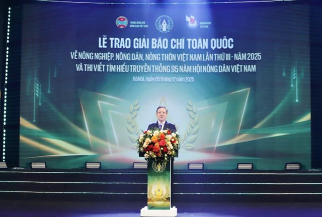 Đồng ch&iacute; Lương Quốc Đo&agrave;n ph&aacute;t biểu tại sự kiện.