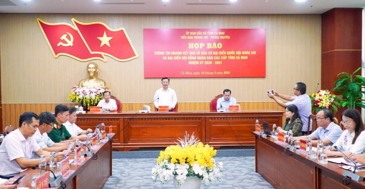 Cà Mau: 99,94% cử tri tham gia bầu cử ĐBQH khóa XVI và HĐND các cấp