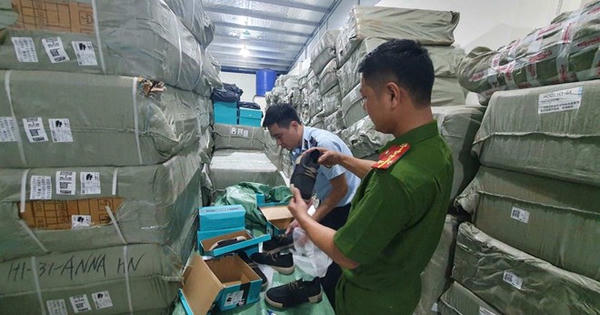 Phát hiện hơn 10.000 đôi giày giả da không rõ nguồn gốc tại Hưng Yên