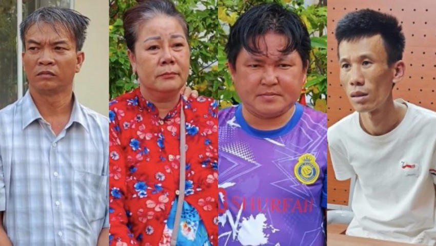 Nhóm đối tượng trong đường dây cướp giật tài sản có tổ chức. Ảnh C.A TP Cần Thơ Nhóm đối tượng trong đường dây cướp giật tài sản có tổ chức. Ảnh C.A TP Cần Thơ