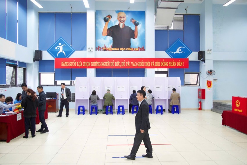 Không khí tại các điểm bầu cử ổn định, nghiêm túc, tình hình an ninh chính trị, trật tự xã hội được bảo đảm an toàn Không khí tại các điểm bầu cử ổn định, nghiêm túc, tình hình an ninh chính trị, trật tự xã hội được bảo đảm an toàn