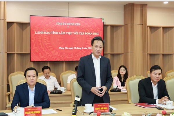 Tập đoàn kinh tế, dịch vụ tư nhân đa ngành hàng đầu Việt Nam tìm hiểu môi trường đầu tư tại Hưng Yên