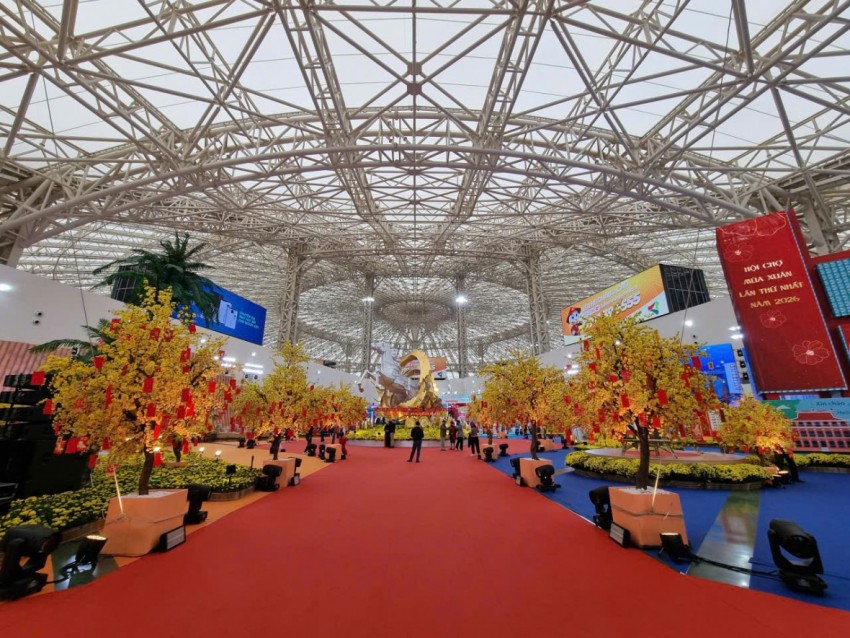 Không gian văn hóa, đặc sản ba miền hội tụ tại Hội chợ Mùa Xuân 2026