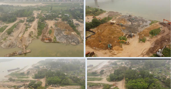 Hà Nội: Bãi vật liệu 