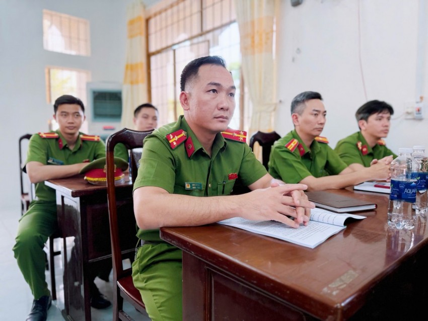 Công an xã Đại Phước tổng kết công tác năm 2025, quyết tâm hoàn thành nhiệm vụ 2026