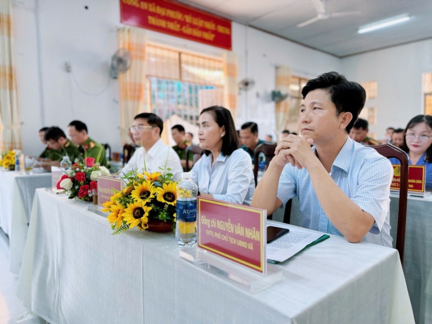 Công an xã Đại Phước tổng kết công tác năm 2025, quyết tâm hoàn thành nhiệm vụ 2026