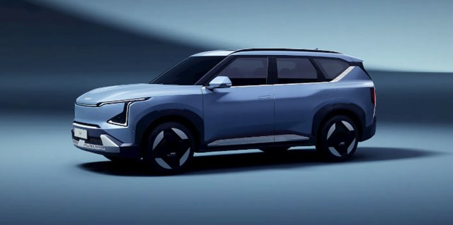 KIA giới thiệu mẫu SUV điện EV5 - Ảnh 1