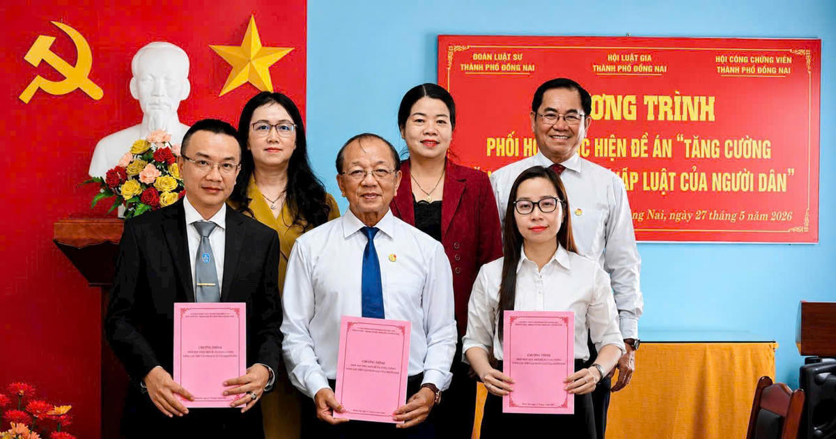 Đoàn Luật sư, Hội Luật gia, Hội Công chứng thành phố Đồng Nai ký kết phối hợp tăng cường năng lực tiếp cận pháp luật cho người dân