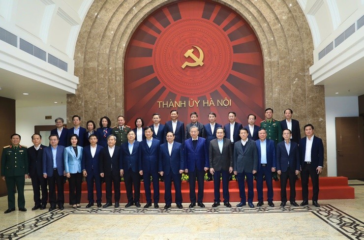 Tổng Bí thư Tô Lâm làm việc với Ban Thường vụ Thành ủy Hà Nội về những định hướng lớn phát triển Thủ đô
