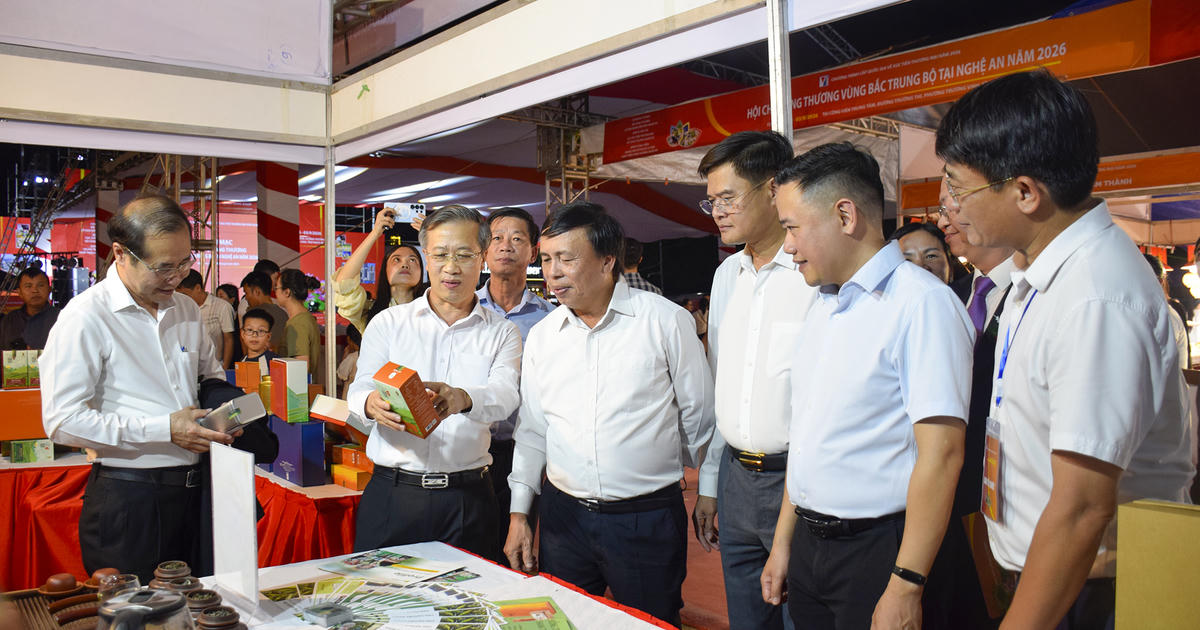 Hơn 220 gian hàng tham gia Hội chợ Công Thương vùng Bắc Trung Bộ tại Nghệ An năm 2026