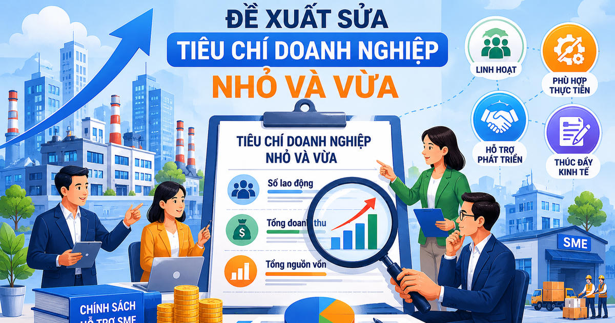 Bộ Tài chính đề xuất sửa tiêu chí doanh nghiệp nhỏ và vừa
