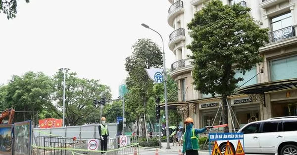 Hà Nội rào chắn hàng loạt tuyến phố nội đô để thi công chống ngập đến giữa tháng 6