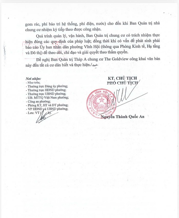 Cư dân The Goldview kêu cứu vì hàng rào điện tử