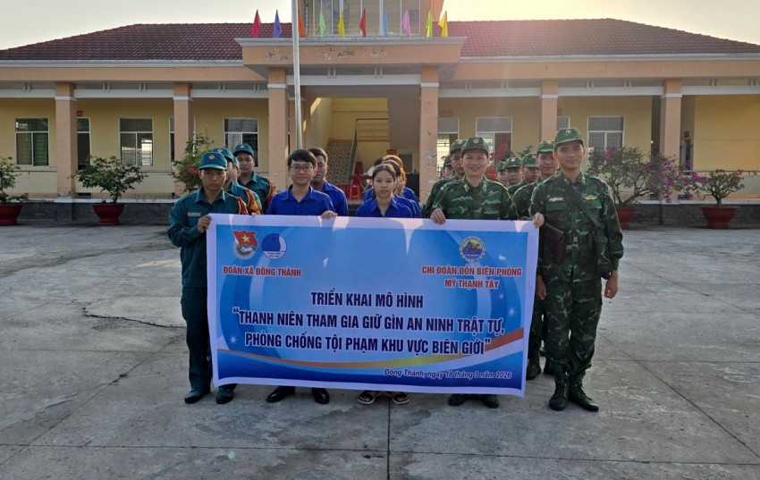Tây Ninh: Tuổi trẻ Biên phòng sôi nổi hoạt động “Tháng Thanh niên”, “Tháng Ba biên giới”