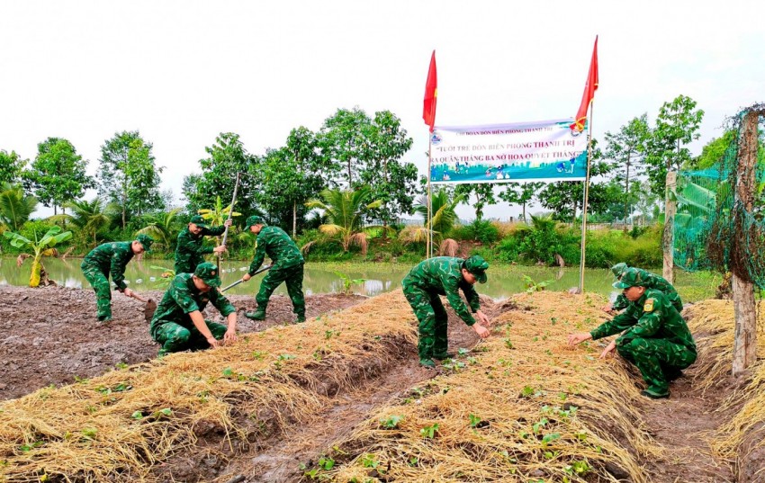 Tây Ninh: Tuổi trẻ Biên phòng sôi nổi hoạt động “Tháng Thanh niên”, “Tháng Ba biên giới”