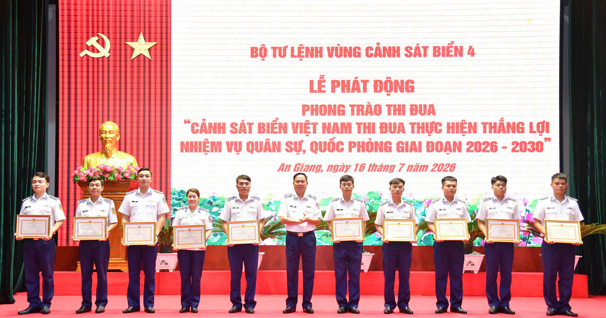 BTL Vùng Cảnh sát biển 4 quyết tâm thi đua thực hiện thắng lợi nhiệm vụ quân sự quốc phòng giai đoạn 2026 - 2030