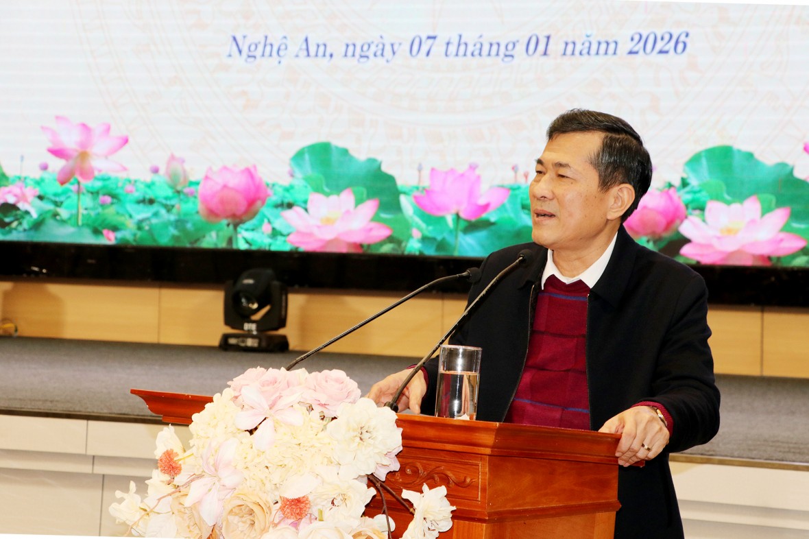 Ông Thái Văn Thành - Phó Chủ tịch UBND tỉnh Nghệ An đánh giá cao sự đồng hành, ủng hộ và chia sẻ của các cơ quan báo chí cùng với các cấp, các ngành của tỉnh.