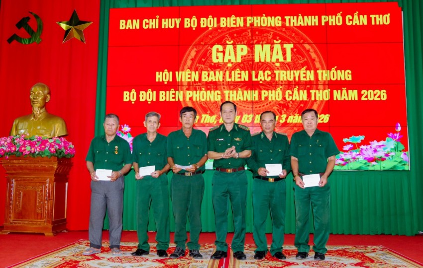 BĐBP TP Cần Thơ gặp mặt Ngày truyền thống Bộ đội Biên phòng