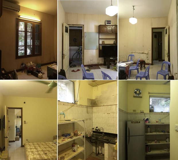 H&igrave;nh ảnh b&ecirc;n trong căn nh&agrave; trước khi được cải tạo v&agrave; x&acirc;y lại