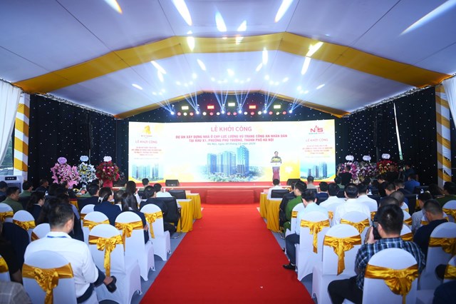 To&agrave;n cảnh buổi lễ.&nbsp;(Ảnh: Bộ C&ocirc;ng an)