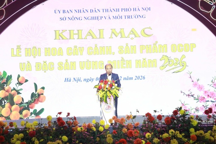 Hà Nội rực rỡ sắc xuân tại Lễ hội hoa, cây cảnh, sản phẩm OCOP