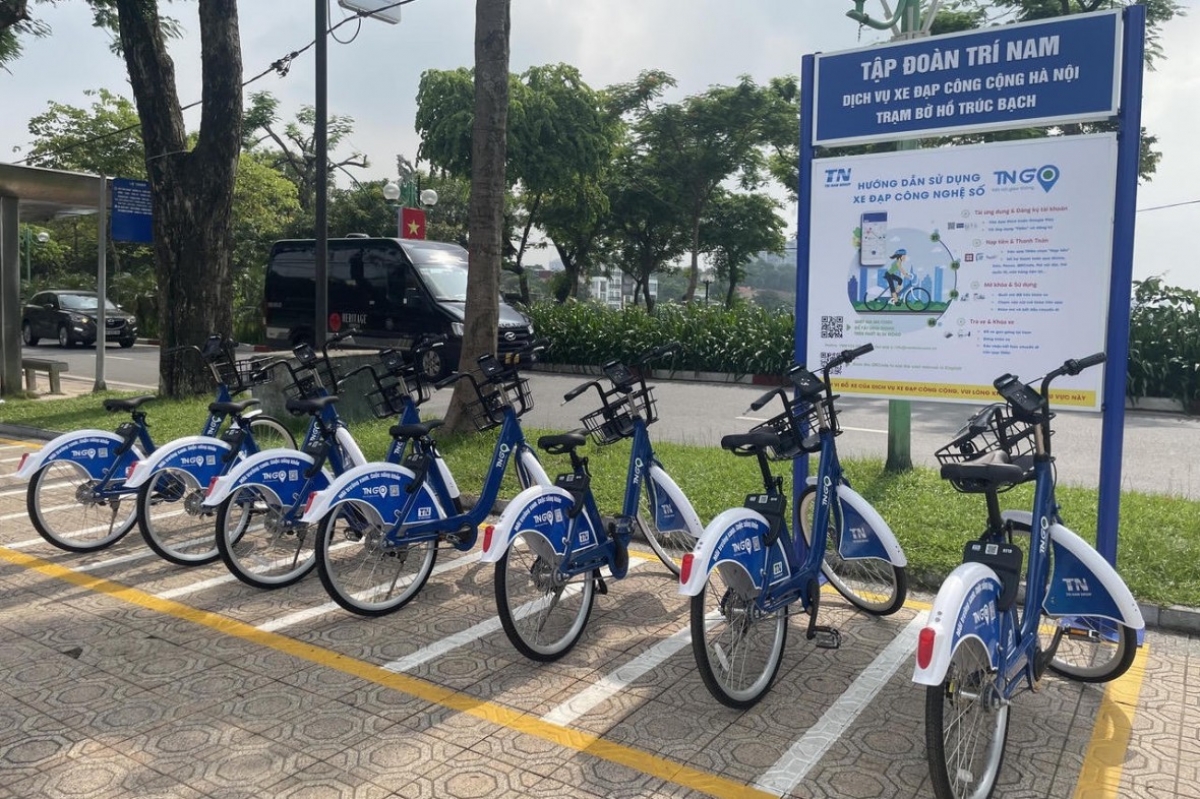 Đề xuất kéo dài thí điểm xe đạp công cộng tại Hà Nội