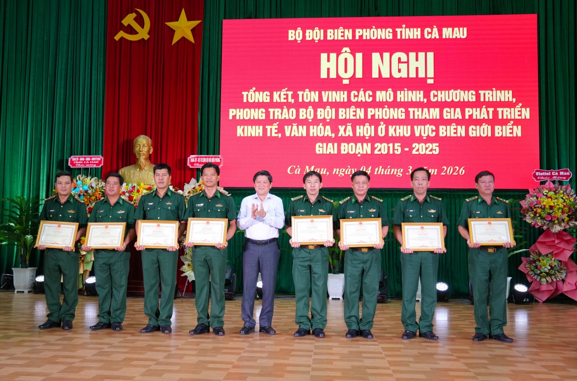 BĐBP Cà Mau: 10 năm bền bỉ đồng hành phát triển kinh tế - xã hội nơi tuyến đầu biển, đảo