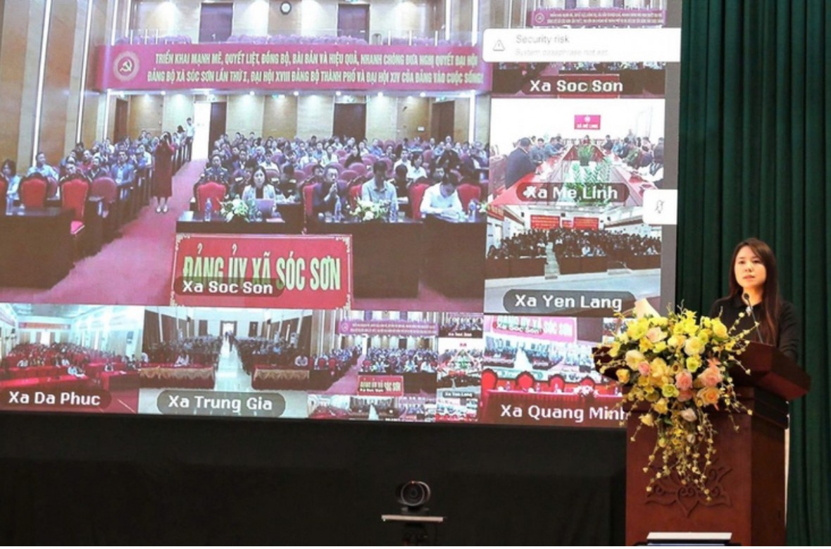 Các ứng cử viên đại biểu Quốc hội TP Hà Nội khóa XVI tiếp xúc cử tri tại đơn vị bầu cử số 11