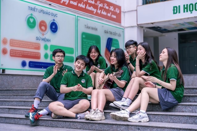 Ng&ocirc;i sao Hải Ph&ograve;ng nu&ocirc;i dưỡng những gi&aacute; trị tốt đẹp, để c&aacute;c em học sinh tự tin, chủ động, sẵn s&agrave;ng hội nhập quốc tế.