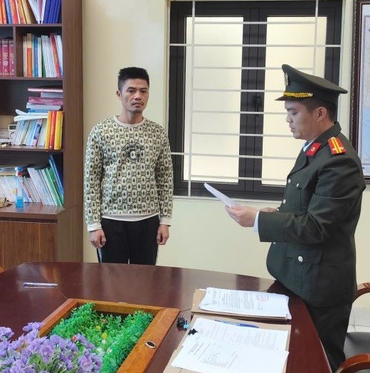 Hình ảnh các đối tượng tại cơ quan Công an. Ảnh: CACC Hình ảnh các đối tượng tại cơ quan Công an. Ảnh: CACC