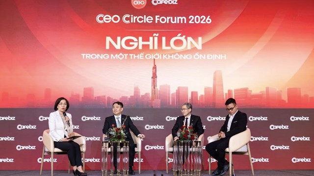 CEO Circle Forum 2026: 'Nghĩ lớn' phải luôn đi cùng 'làm chuẩn' - năng lực lãnh đạo trong kỷ nguyên chuẩn mực quốc tế