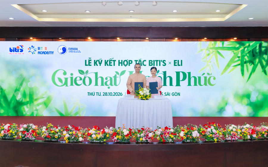 Biti\’s và ELI ký kết hợp tác- mở rộng hành trình hạnh phúc từ doanh nghiệp đến trường học