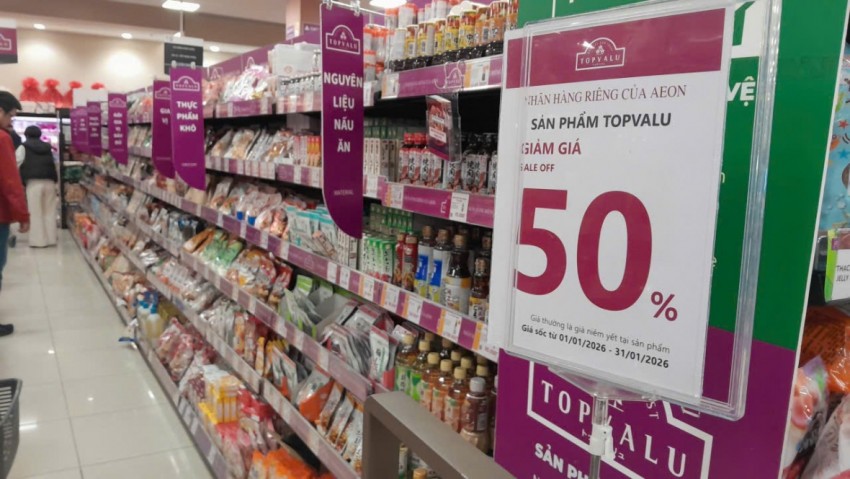 Nhiều chương trình khuyến mại, giảm giá dịp năm mới 2026