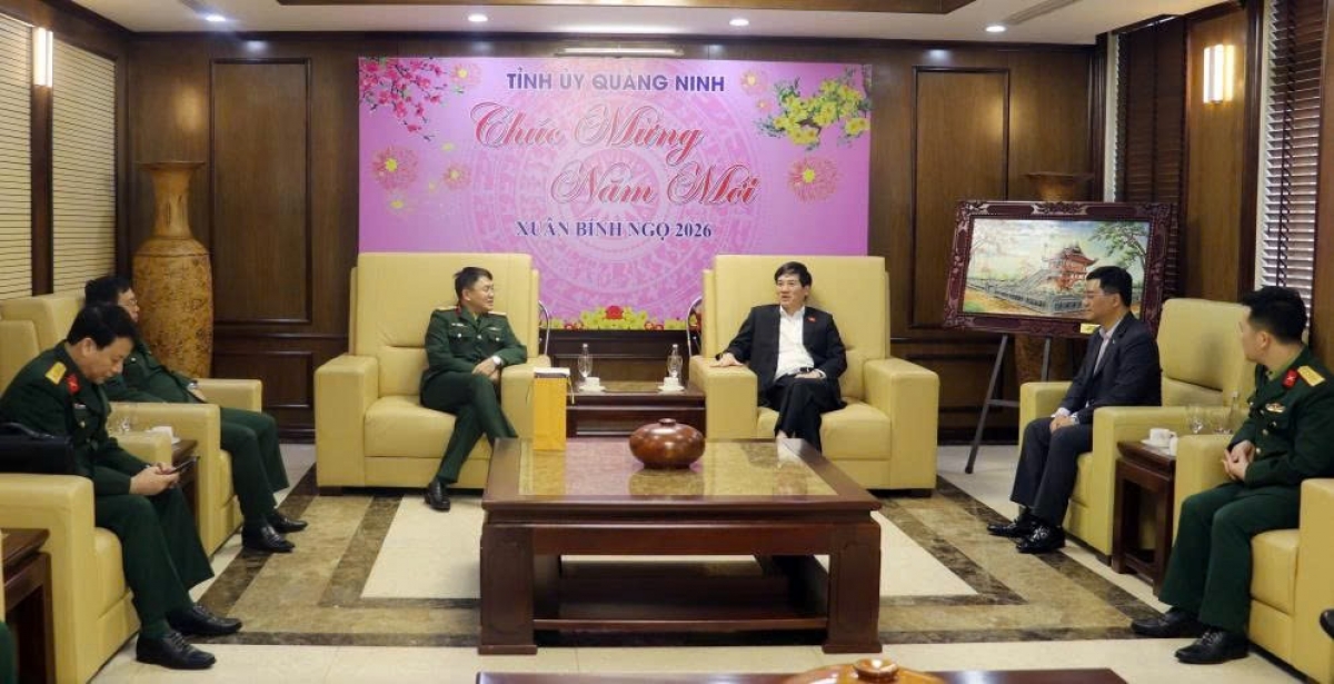 Tổng cục II (Bộ Quốc phòng) thăm, chúc Tết tỉnh Quảng Ninh