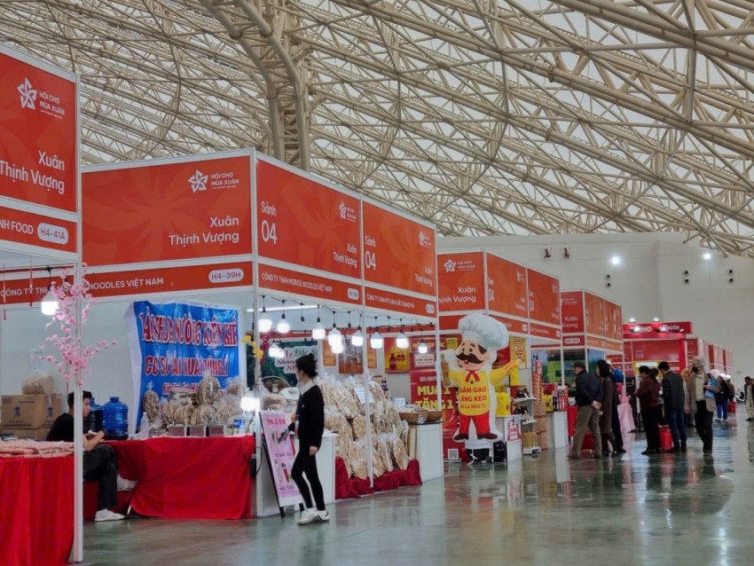 Không gian văn hóa, đặc sản ba miền hội tụ tại Hội chợ Mùa Xuân 2026