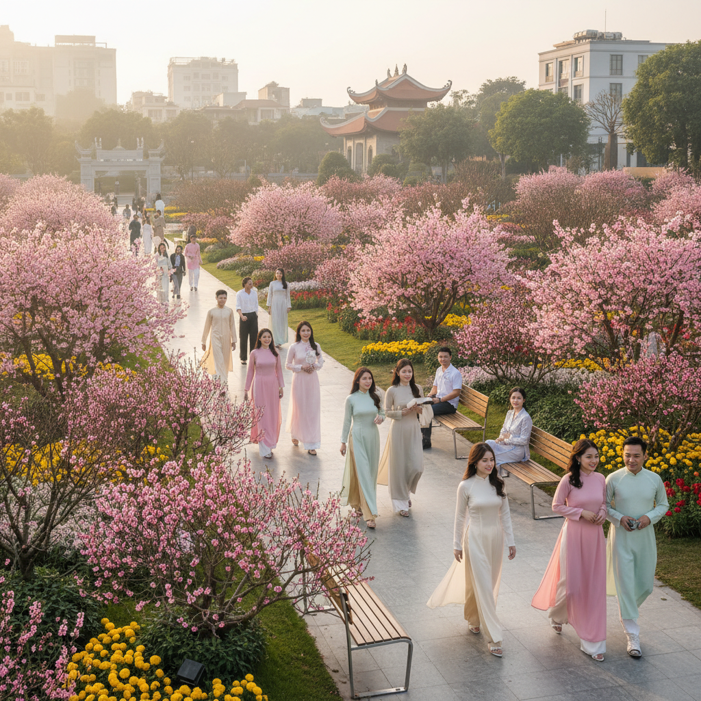 Ứng xử nơi công cộng ngày xuân: Nét đẹp văn hóa từ những hành động nhỏ nhất Ứng xử nơi công cộng ngày xuân: Nét đẹp văn hóa từ những hành động nhỏ nhất