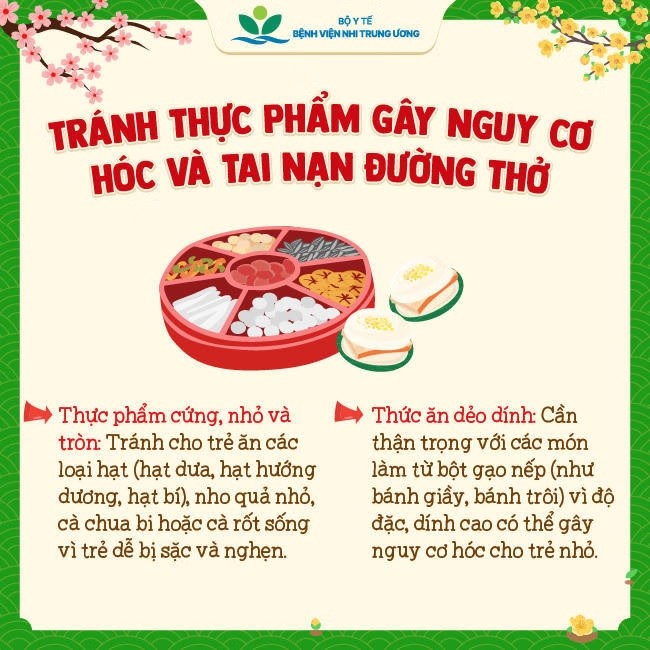 Những lưu ý cần thiết về dinh dưỡng cho trẻ trong dịp Tết