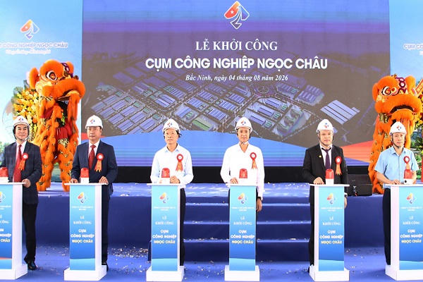 Khởi công Cụm công nghiệp Ngọc Châu tổng vốn đầu tư khoảng 1.000 tỷ đồng tại Bắc Ninh