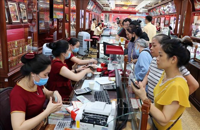 Vàng trong nước tăng giá phiên cuối tuần