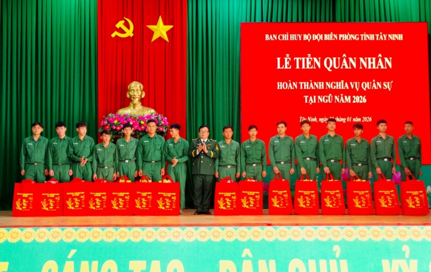 BĐBP Tây Ninh: 394 quân nhân hoàn thành nghĩa vụ quân sự trở về địa phương