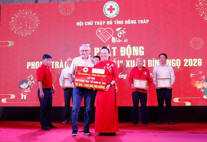 Đồng Tháp: Lễ phát động phong trào Tết Nhân ái - Xuân Bính Ngọ 2026
