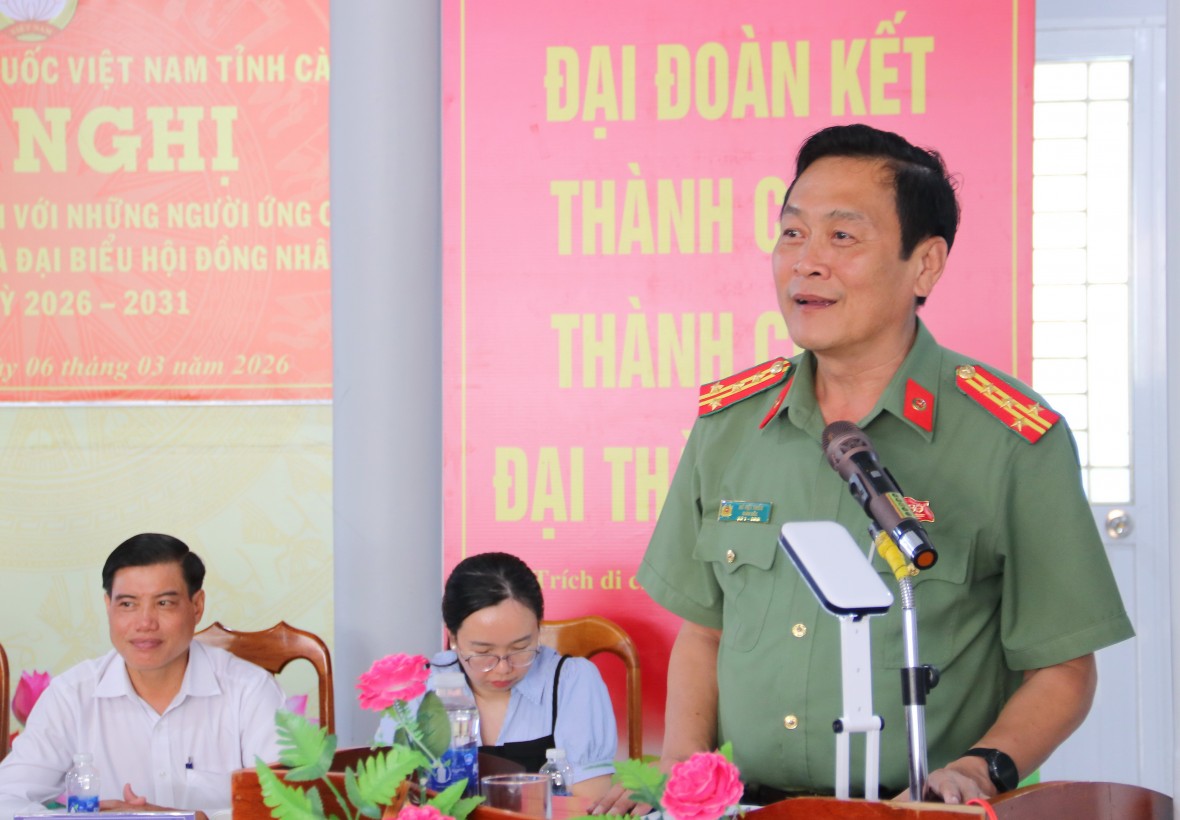 Ứng cử viên ĐBQH Phan Chí Hiếu cam kết đưa tiếng nói cử tri Cà Mau đến Nghị trường Quốc hội