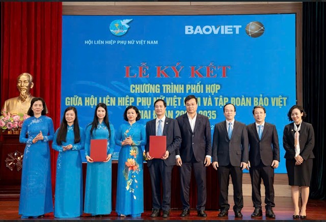 Hội Liên hiệp Phụ nữ Việt Nam và Tập đoàn Bảo Việt ký kết chương trình phối hợp giai đoạn 2026 - 2035 - Ảnh 2